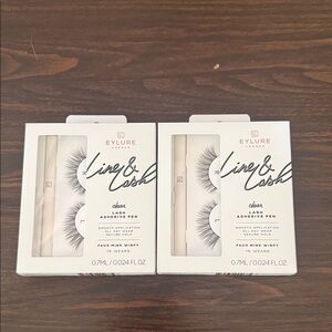Eylure Clear Lash Adhesive Pen with Faux Mink Wispy Lashes